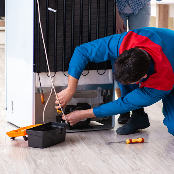 how much do you charge for refrigerator repair services in Pep TX